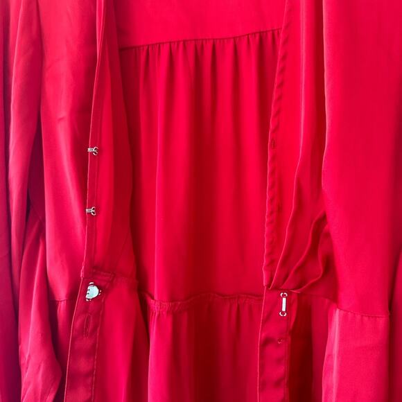 DONT BUY Marissa Webb Collective Satin Tie Front Dress - Picture 10 of 11